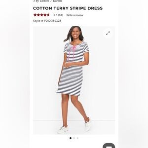 T by Talbots Cotton Terry dress- worn a few times. Retail 120